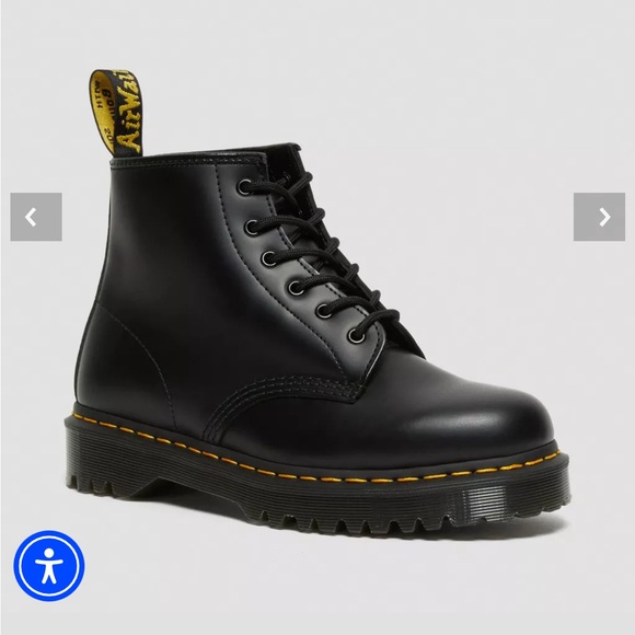 Dr Martens 101 Smooth Leather Ankle Boots - Picture 8 of 11